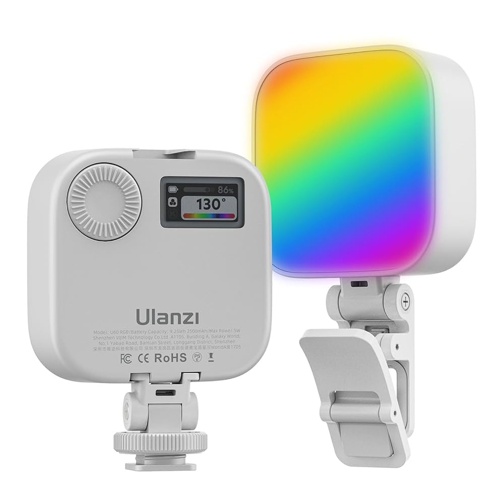 Ulanzi RGB LEDライト & 専用ソフトボックス Ulanzi RGB LEDライト & 専用ソフトボックス